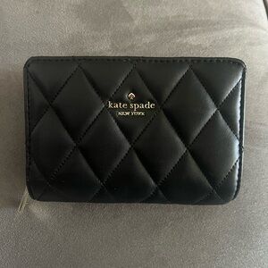 Kate Spade Quilted Carey Medium Compact Bifold Wallet
